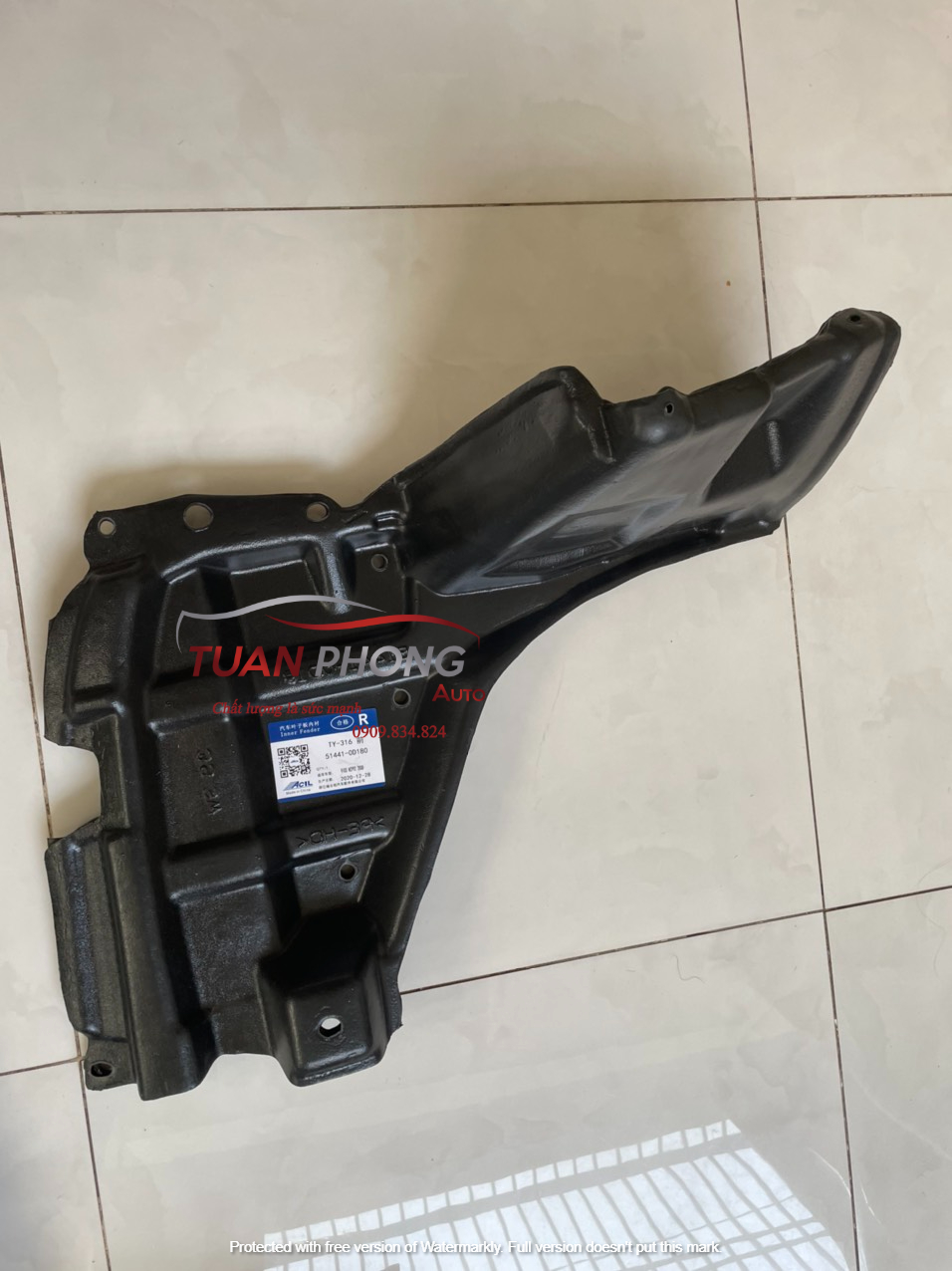 Chắn Bùn Gầm Máy TRÁI VIOS 2008 2009 2010 2011 2012 514410D120-0